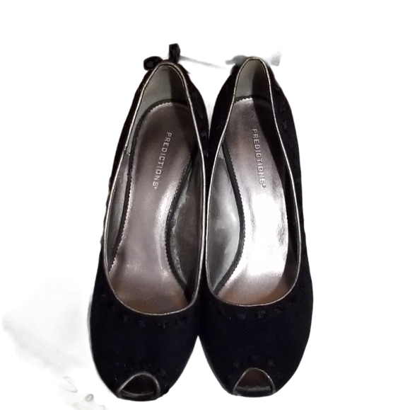 👠👠Vintage Predictions Suede Peep Toe Pumps - Picture 2 of 8